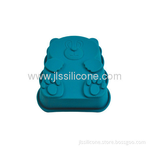 Small Size Bear Shape Silicone Bakeware Cake Mold